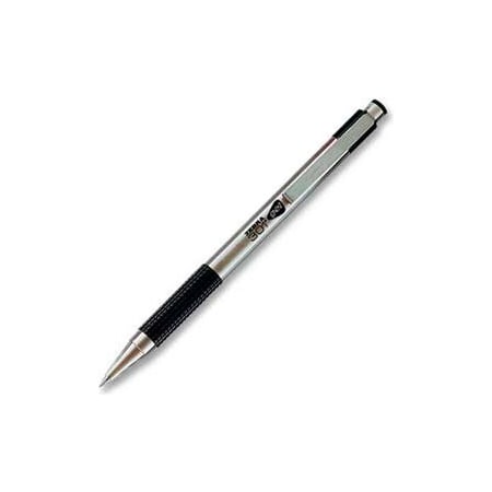 Zebra Pen Zebra G-301 Gel Retractable Pen, 0.7mm, Stainless Steel Barrel, Black Ink, 1 Pack 41311